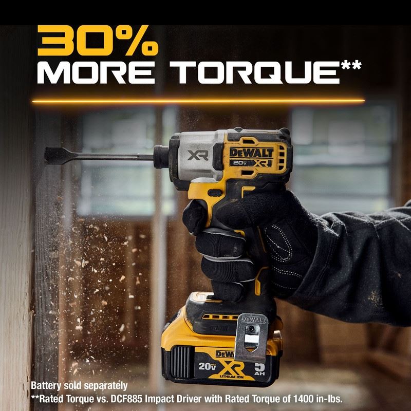 DEWALT DCF845B 20V MAX XR 3-Speed Impact 1/4 in. Driver (Tool Only)