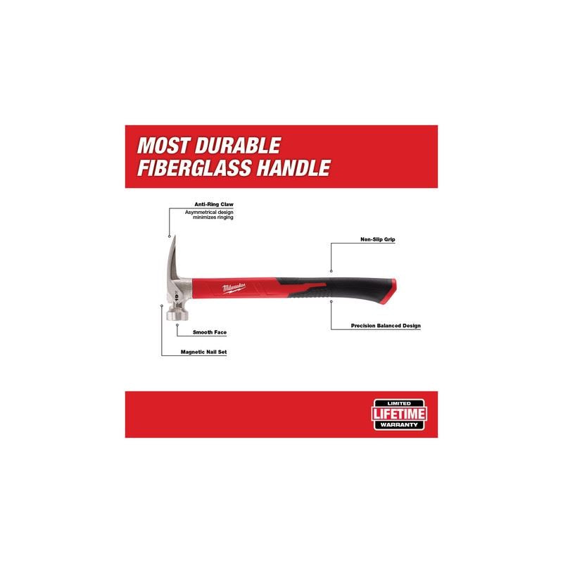 Milwaukee 48-22-9316B Pry Bar and 19oz Hammer Combo