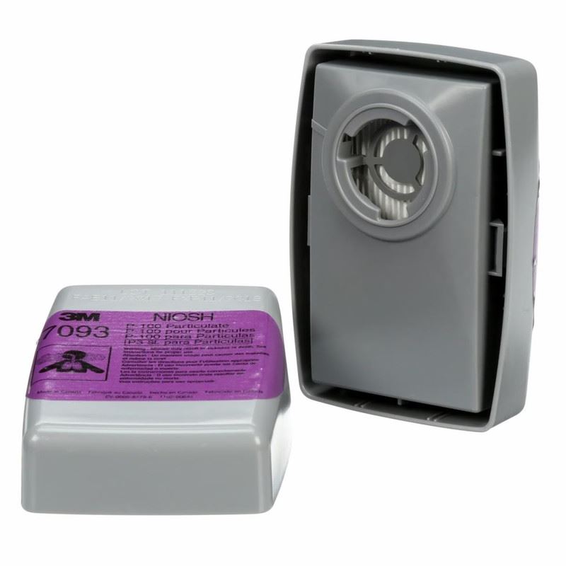 3M P100 7093 Particulate Filter - 6 prs