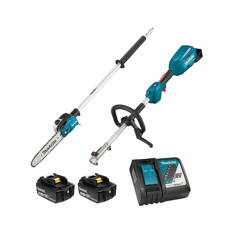 Makita DUX18RMX12 18V LXT Brushless Cordless Split-Shaft Pole Chainsaw