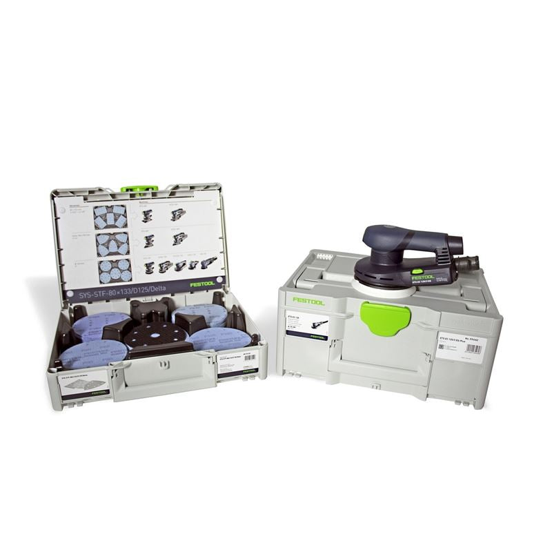 FESTOOL 578150 ETS EC 125 + NET Abrasive Combo Kit