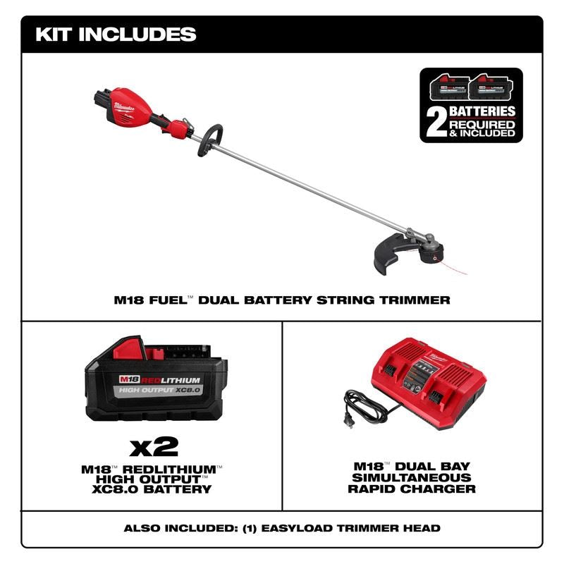 Milwaukee 3006-22 M18 FUEL 17in Dual Battery String Trimmer Kit