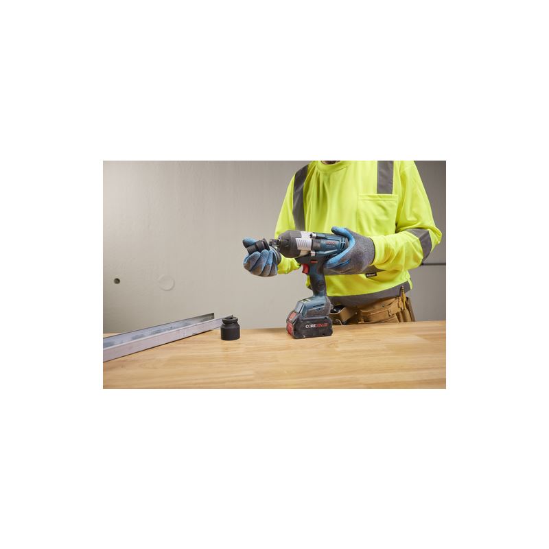 Bosch | GDS18V-1180CN PROFACTOR 18V Connected-Ready 3/4 In. Impact Wrench with Friction Ring and Thru-Hole