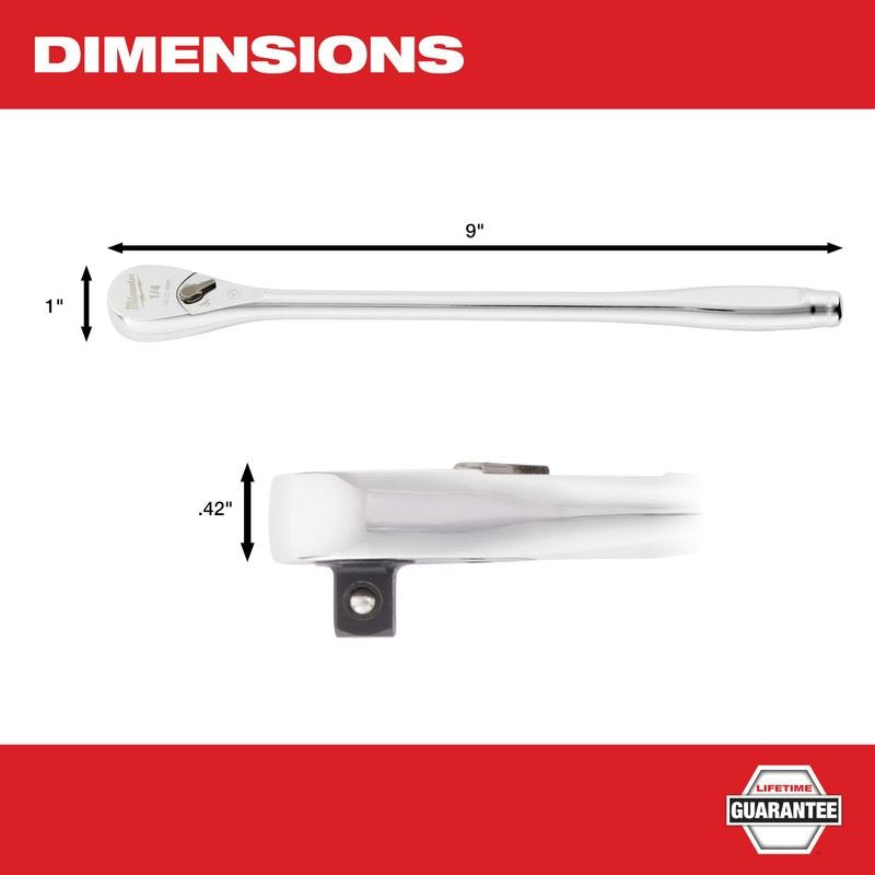 Milwaukee 48-22-9005 1/4in Drive 9in Ratchet