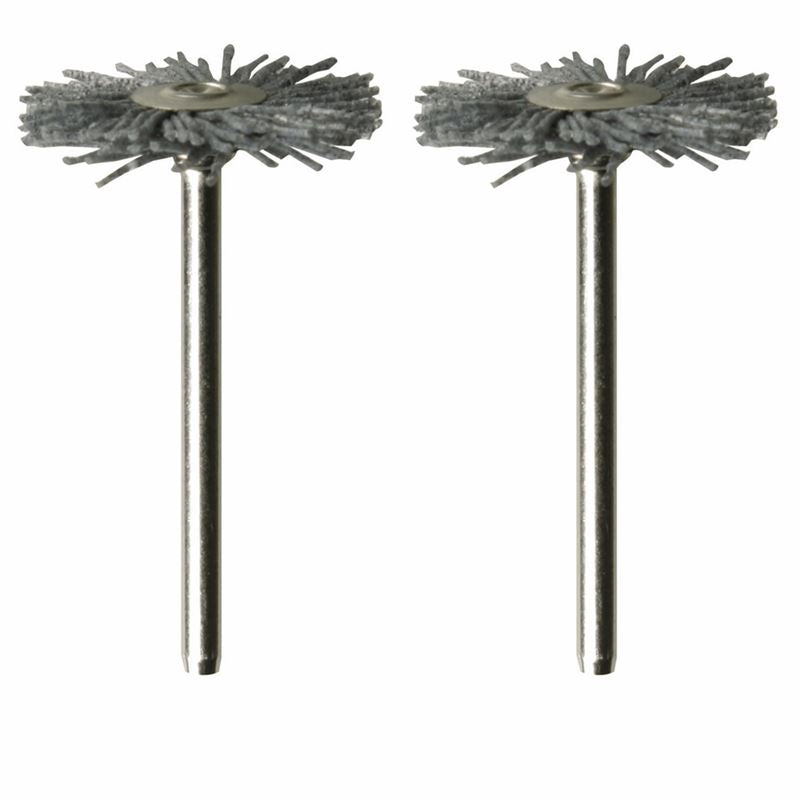 Dremel | 538-02 1 In. Silicon Carbide Impregnated Nylon Brushes (2 Pack)