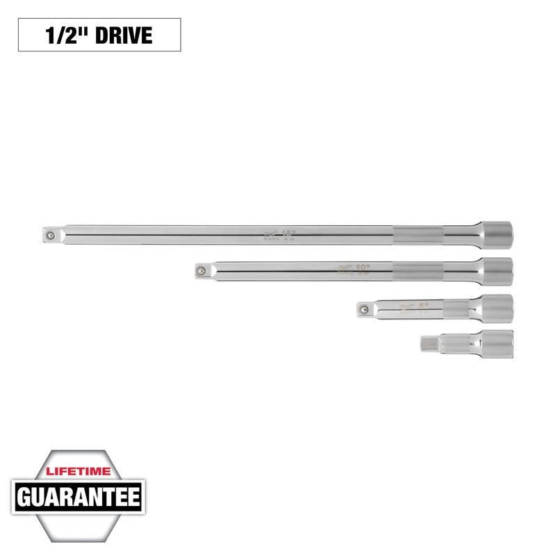 Milwaukee 48-22-9342 4pc 1/2in Drive Extension Set