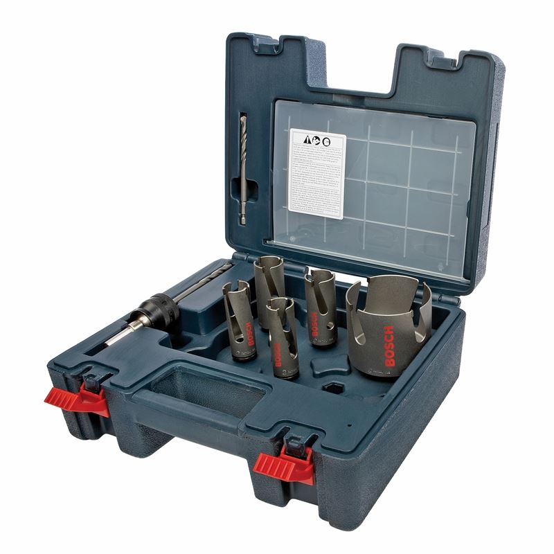 Bosch HTC8PC 8 Piece MultiConstruction Hole Saw Set