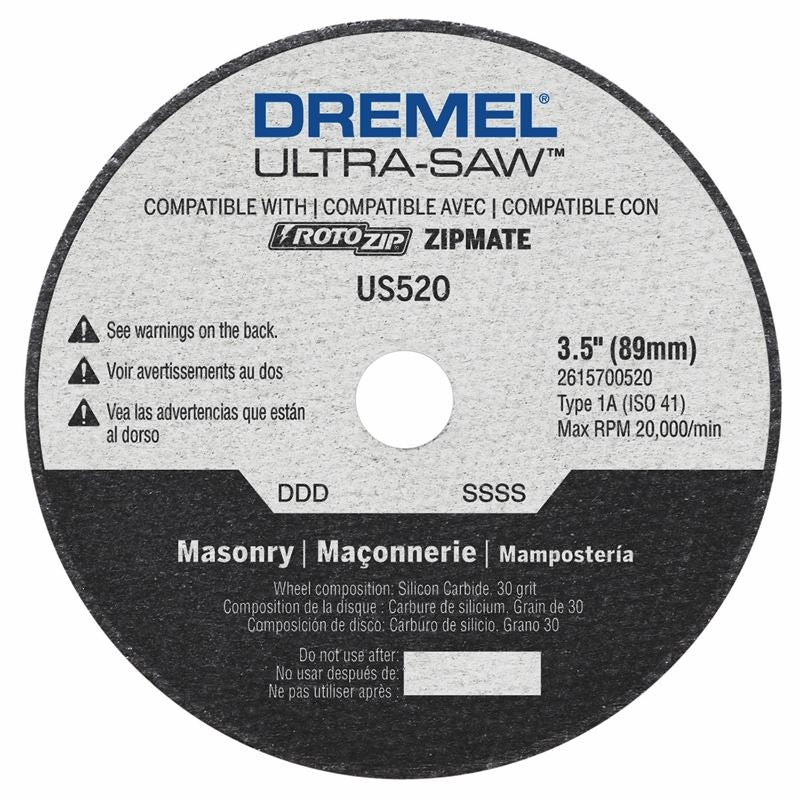Dremel | US520-01 3.5 In. Ultra-Saw Masonry Cut-Off Wheel