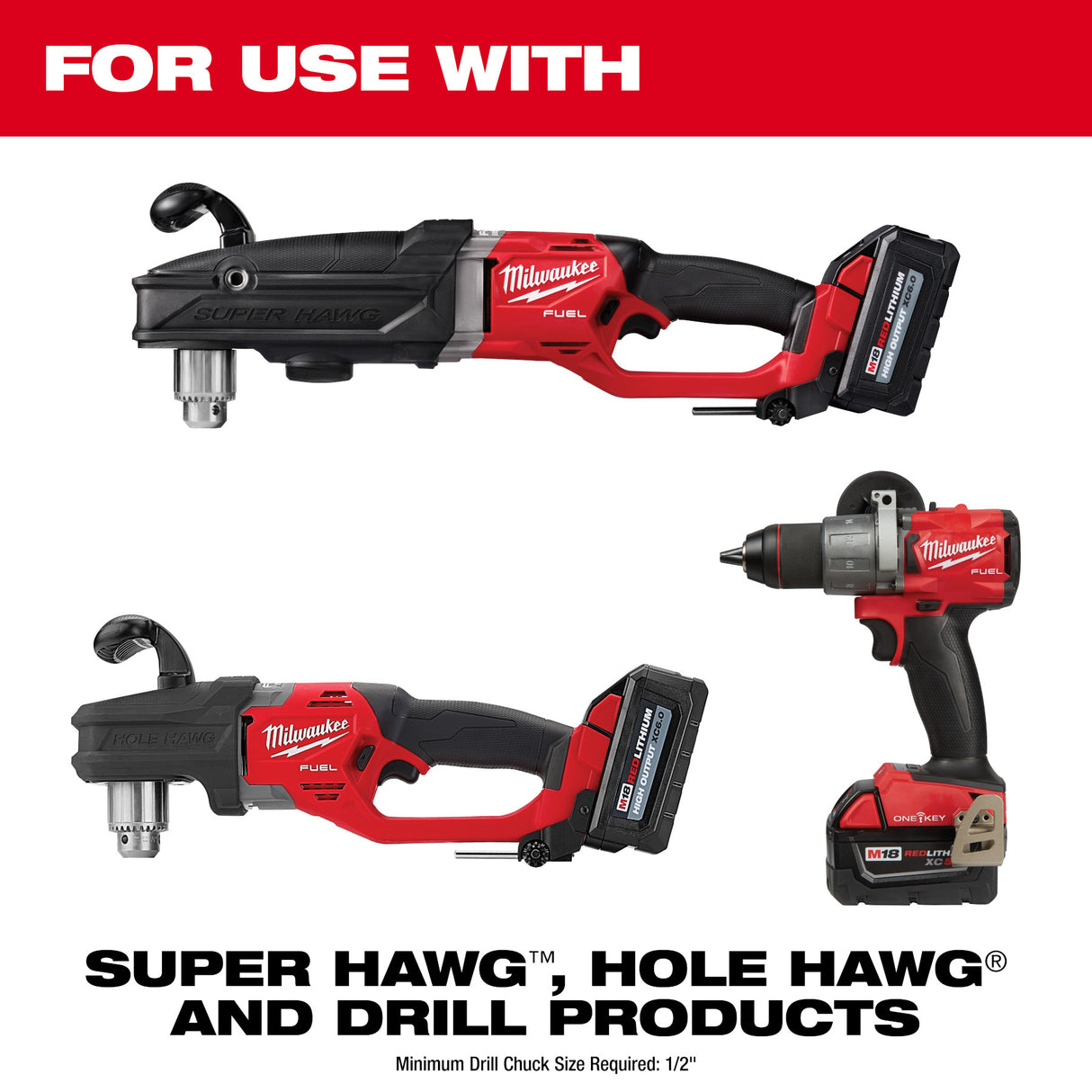 Milwaukee 49-56-9295 9 PC BIG HAWG™ with Carbide Teeth Hole Saw Kit w/ PACKOUT™ Compact Organizer