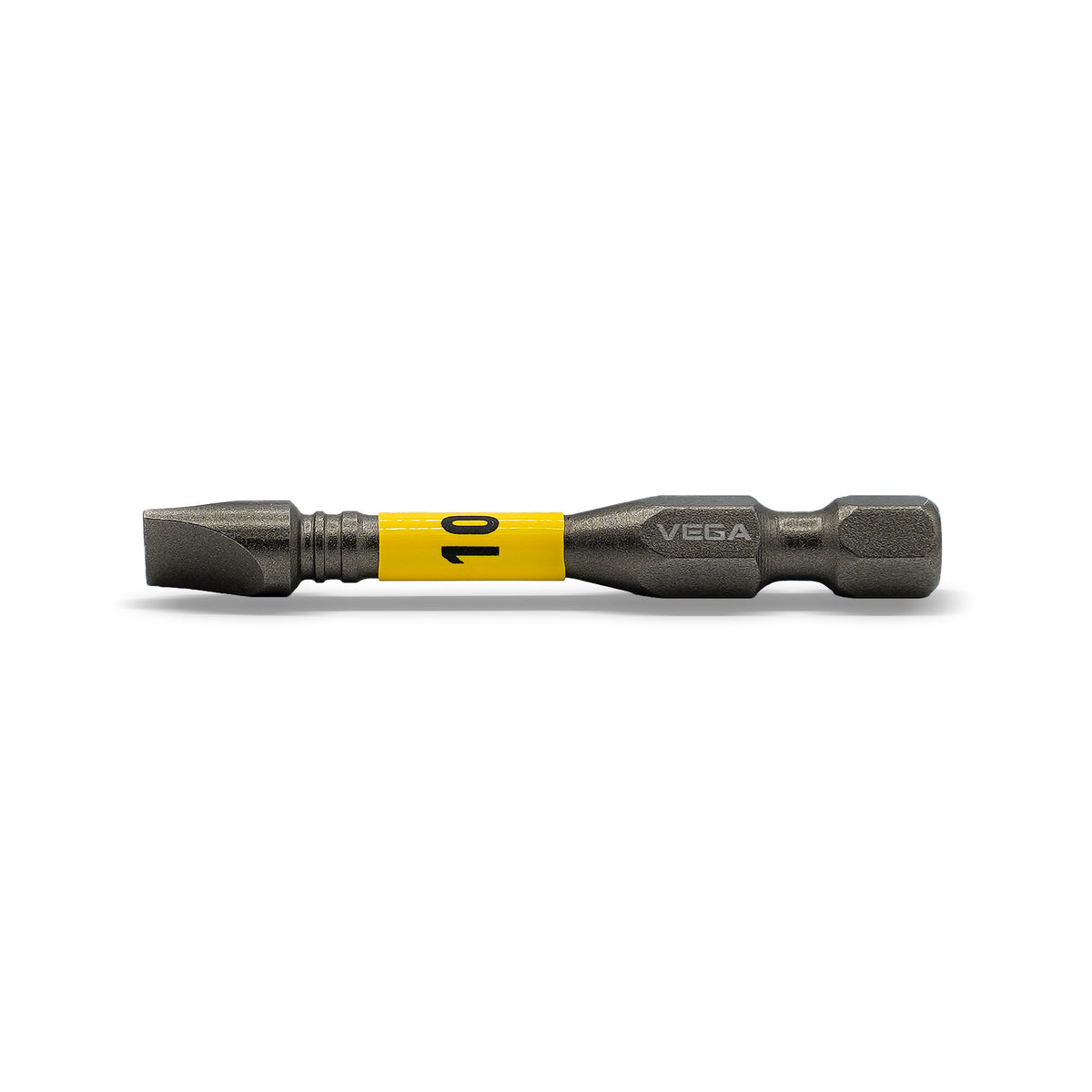 Impactech Slotted #10 Power Bit x 2" - Carded 5pc