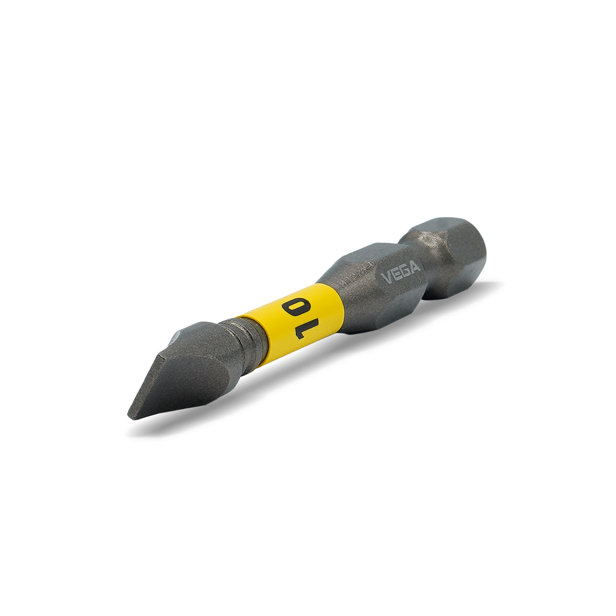 Impactech Slotted #10 Power Bit x 2" - Carded 5pc