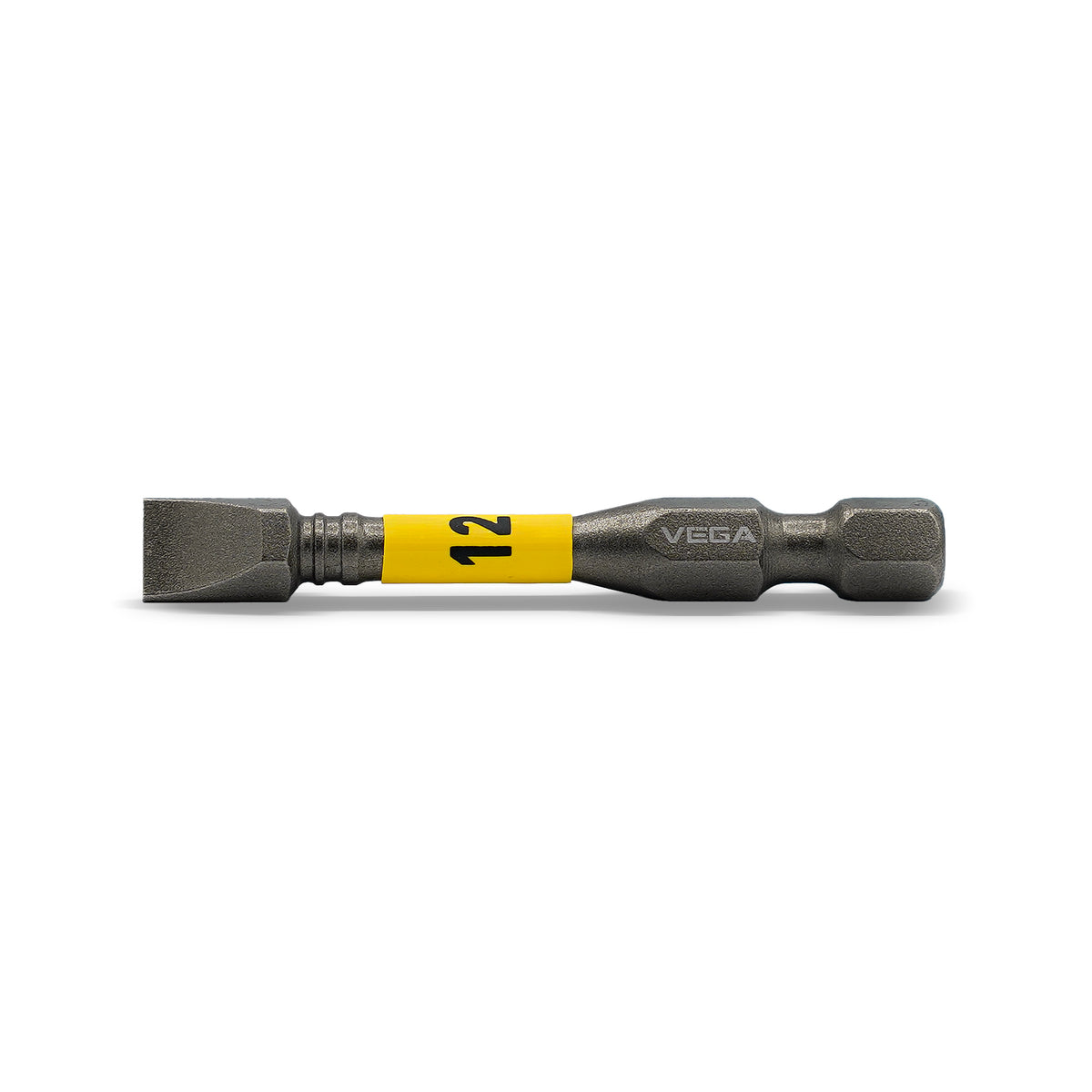 Impactech Slotted #12 Power Bit x 2" - Carded 5pc