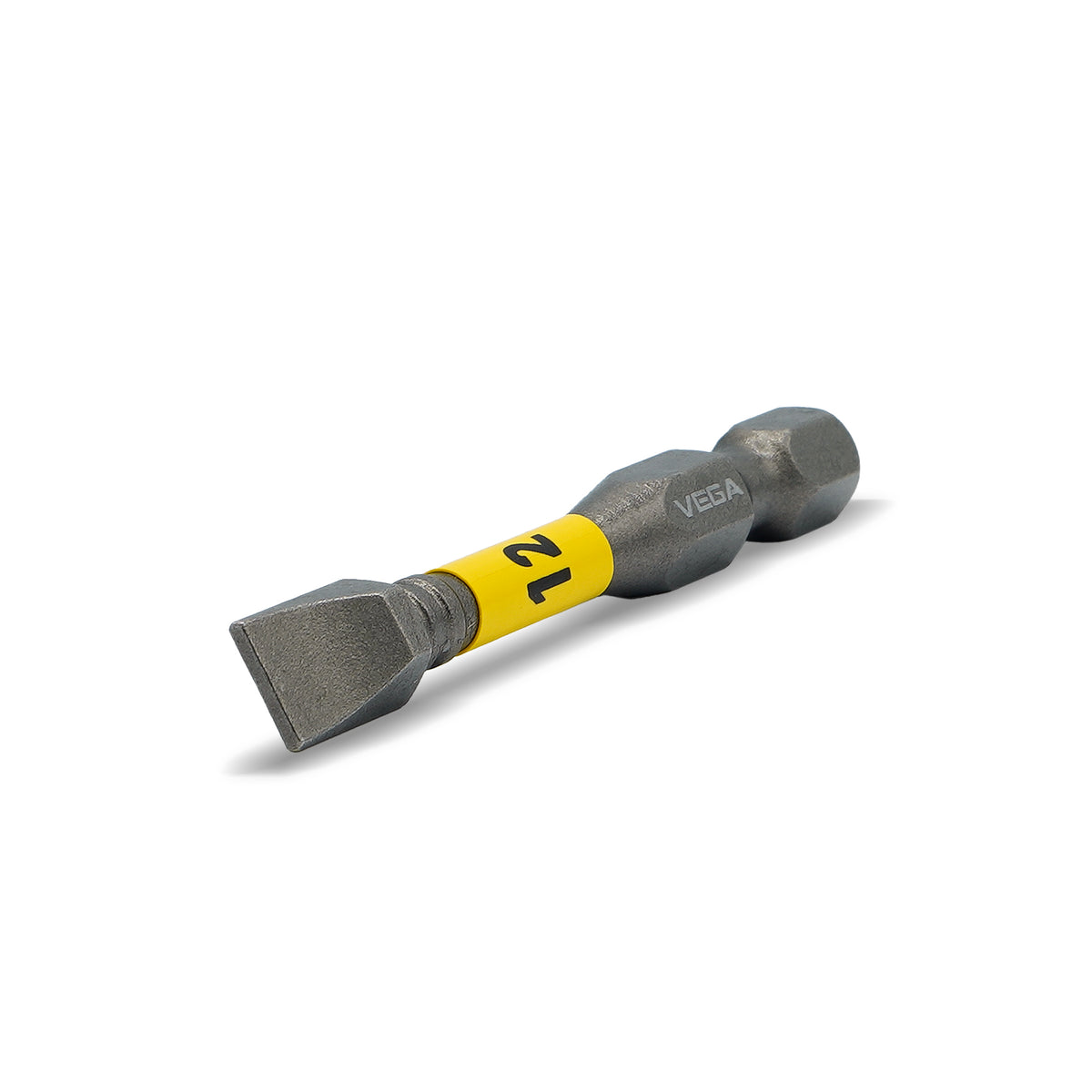 Impactech Slotted #12 Power Bit x 2" - Carded 5pc