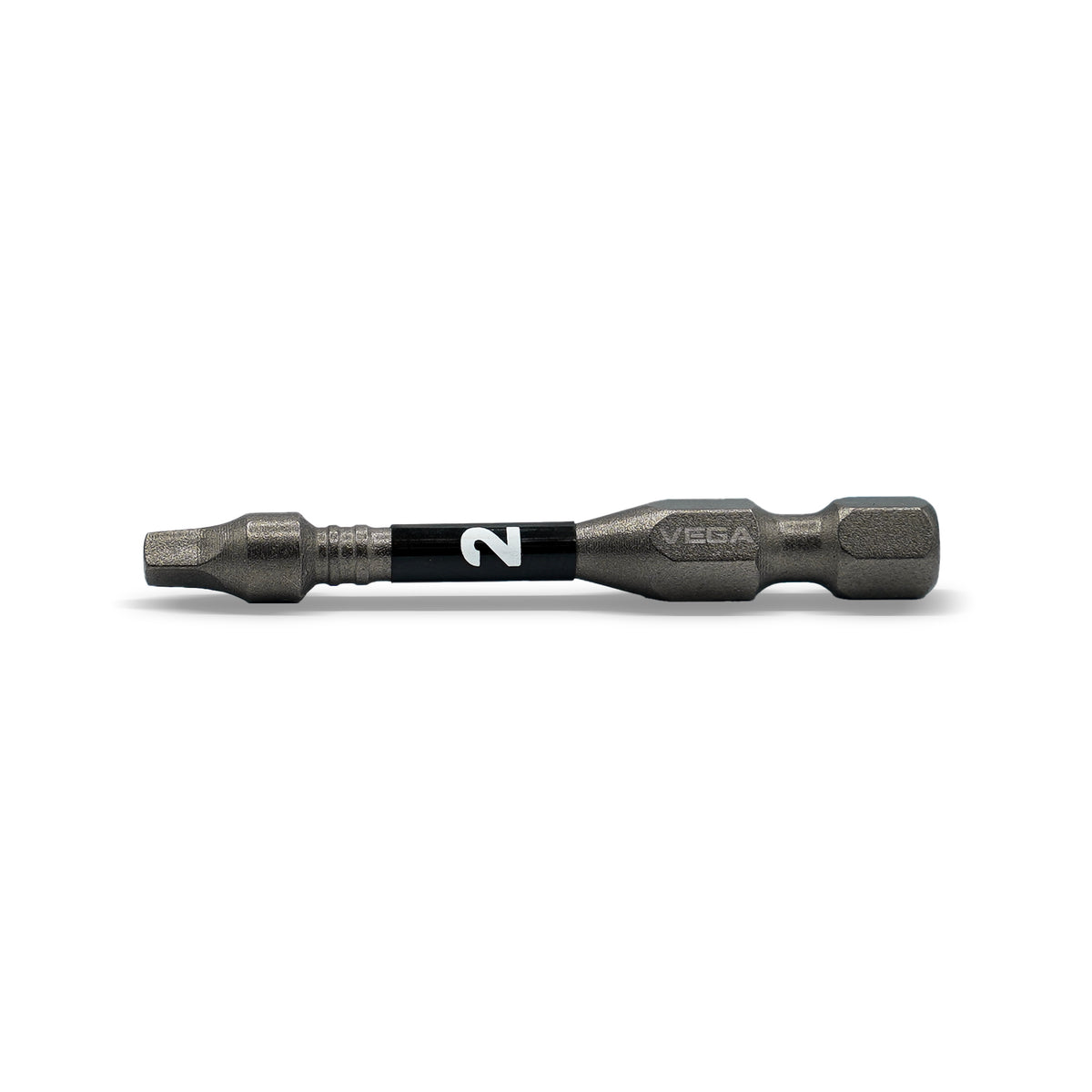 Impactech Square #2 Power Bit x 2" - Carded 5pc