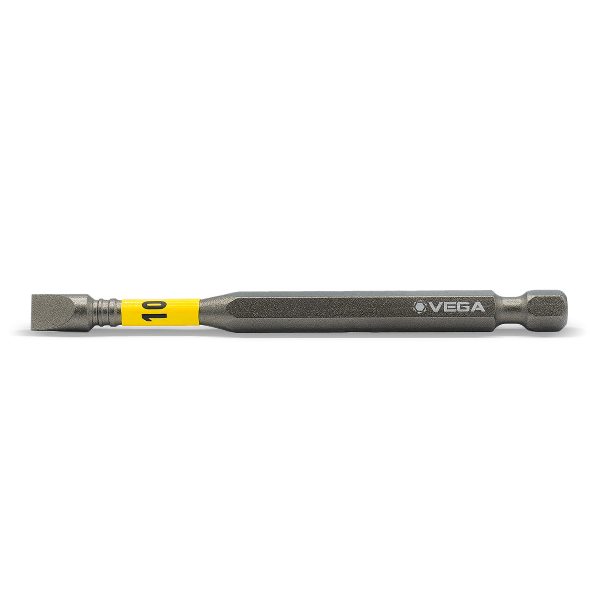 Impactech Slotted #10 Power Bit x 3-1/2" - Carded 2pc