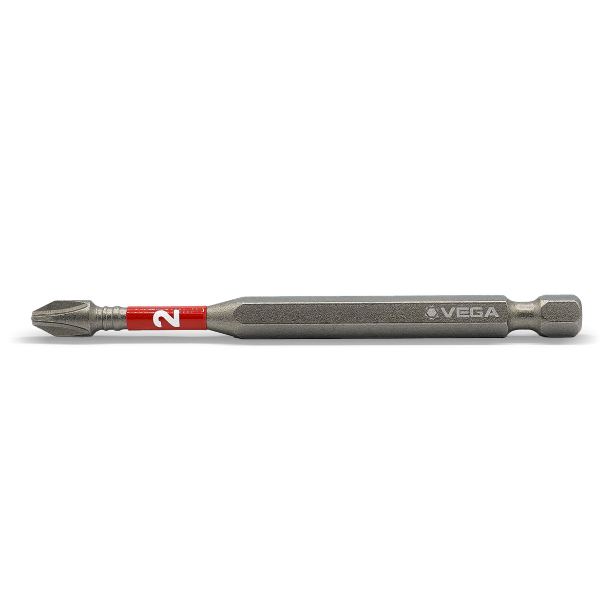 Impactech Phillips #2 Power Bit x 3-1/2"- Plastic Case 10pc