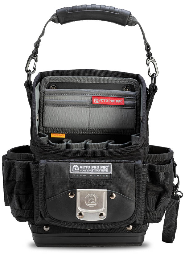 Veto Pro Pac TP6B BLACKOUT Compact Open Top Tool Bag