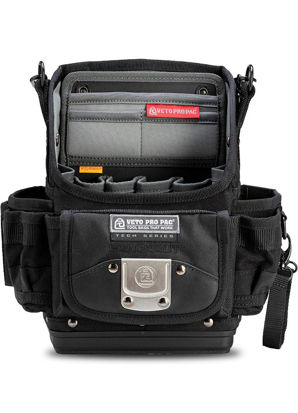 Veto Pro Pac TP6B BLACKOUT Compact Open Top Tool Bag