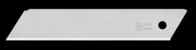 OLFA 1147210 25mm H-SOL-10B Solid Blades, 10pk