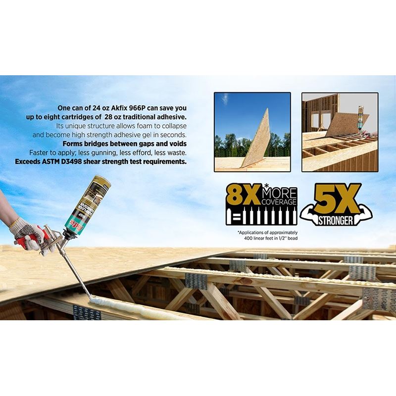 AKFIX 966P Subfloor Pu Adhesive - Mississauga Hardware Centre Inc