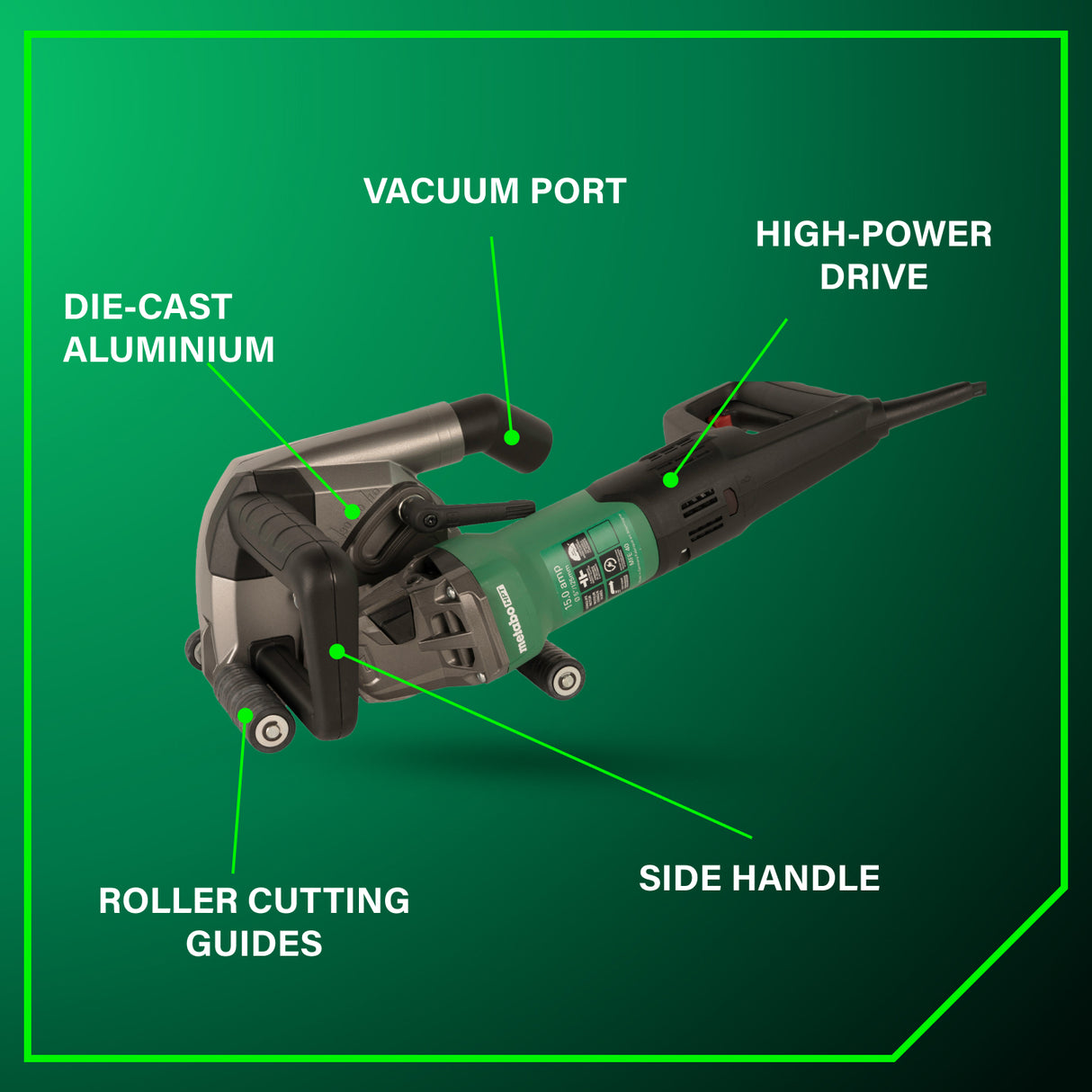 metabo HPT 646040620 5" 15 Amps MFE 40 Wall Chaser (Concrete)