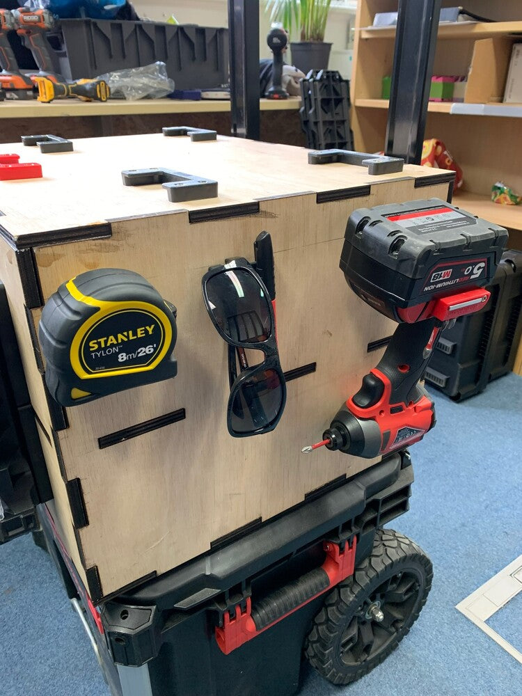 StealthMount BB-BLK-6 Bench Belts Universal Tool Holster (6 Pack) Black