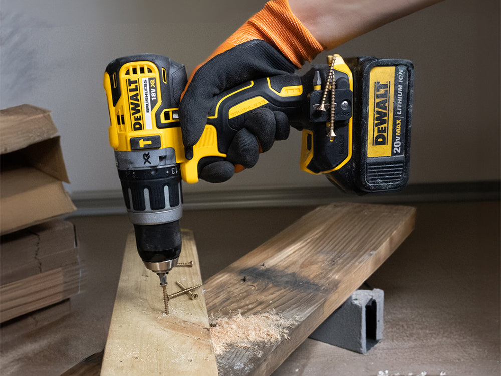 StealthMount BH-DW-S-YLW Stubby Magnetic Bit Holder for Dewalt XR & Flexvolt Tools (3 Pack) Yellow