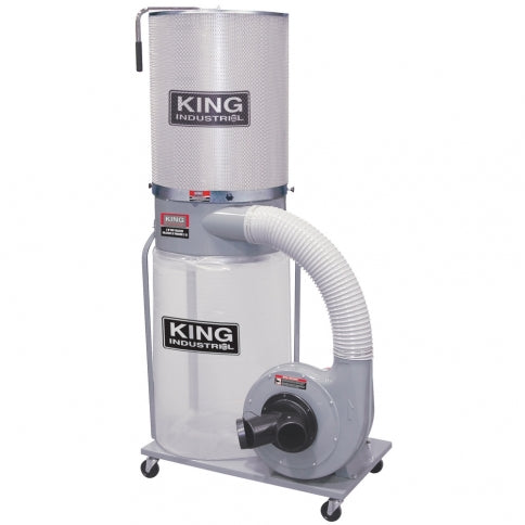 KING KC-3105C/KDCF-3500 1200 CFM DUST COLLECTOR WITH CANISTER FILTER