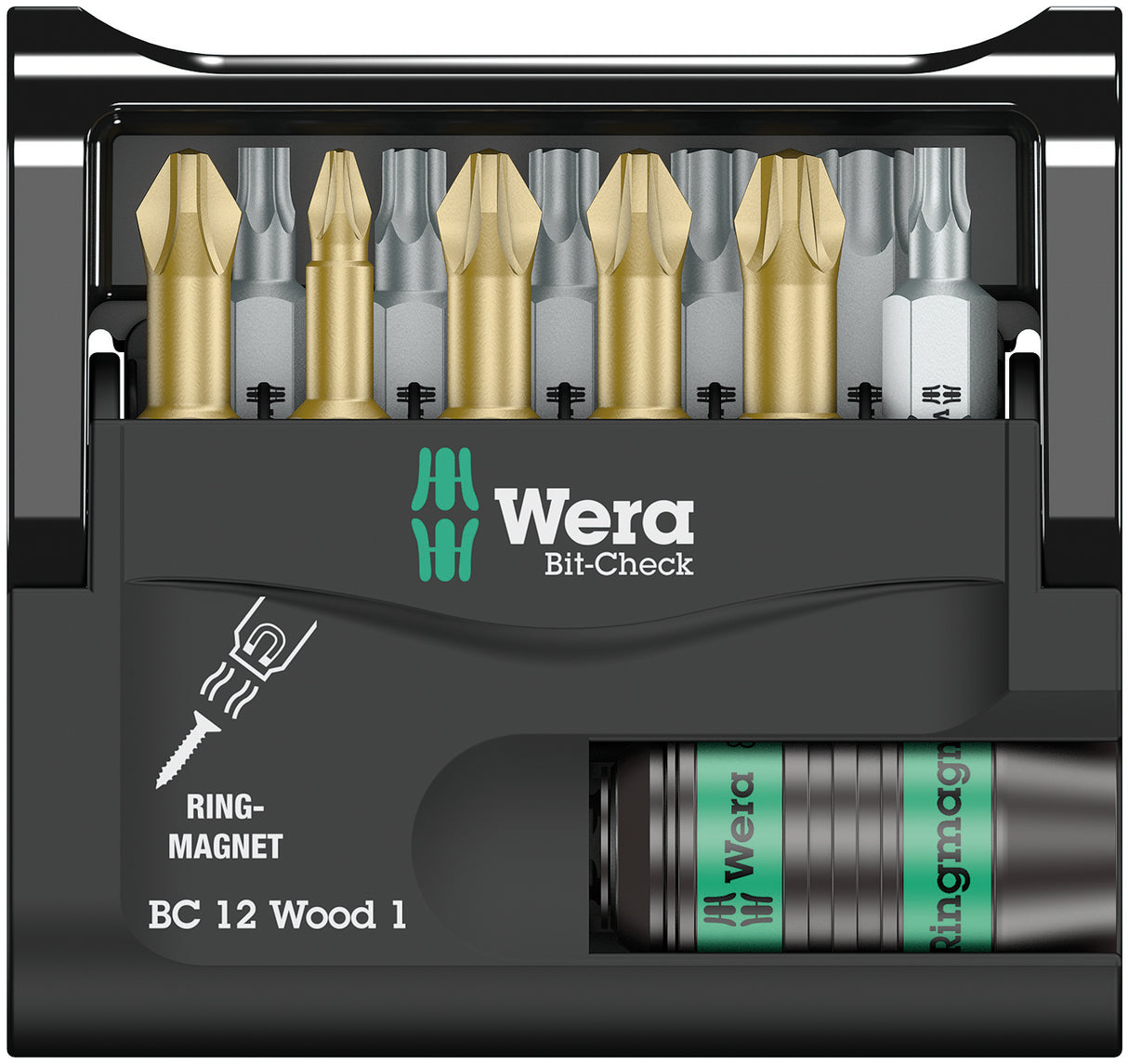 WERA 05136387001 Bit-Check 12 Universal 2, 12 pieces