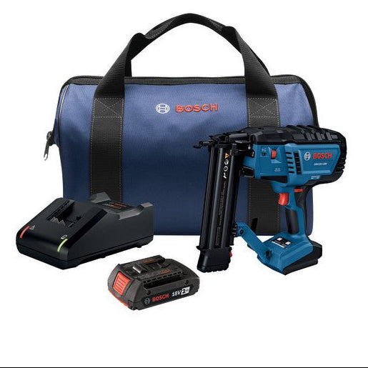 Bosch 18V Brushless 18 - Gauge Brad Nailer Kit with (1) 2 Ah Standard Power Battery - Mississauga Hardware Centre Inc