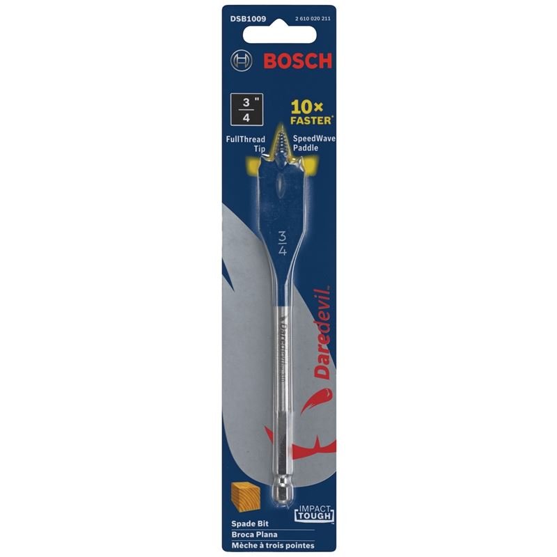 Bosch DSB1009 3/4 In. x 6 In. Daredevil Standard Spade Bits - Mississauga Hardware Centre Inc