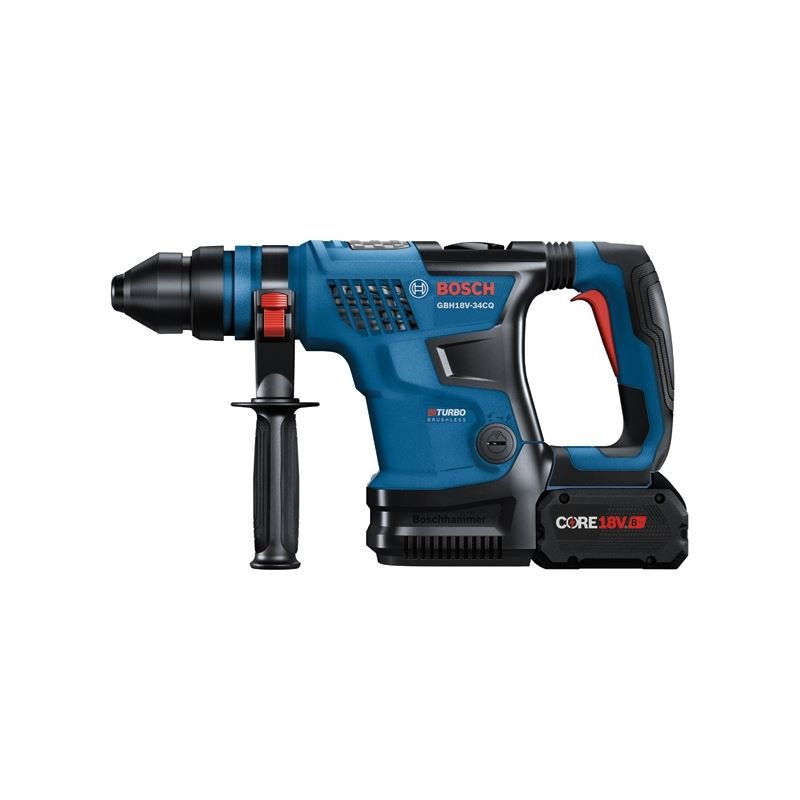 Bosch GBH18V - 34CQB24 Connected - Ready SDS - plus Bulldog 1 - 1/4 In. Rotary Hammer with (2) CORE18V 8Ah High Power Batteries - Mississauga Hardware Centre Inc