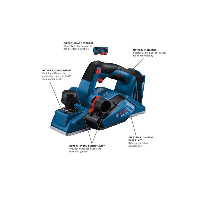 Bosch | GHO18V - 26N 18V Brushless Planer - Mississauga Hardware Centre Inc