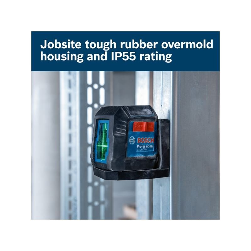 Bosch GLL50 - 20GL Green Beam Self Leveling Cross Line Laser - Mississauga Hardware Centre Inc