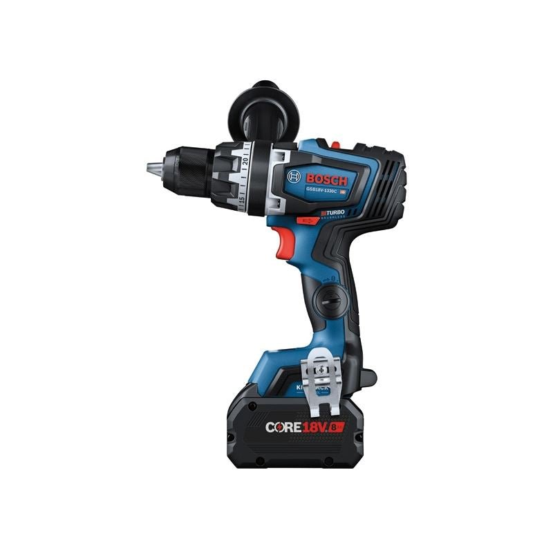 Bosch GSB18V - 1330CB14 PROFACTOR 18V Connected Ready 1/2 In. Hammer Drill/Driver Kit with (1) CORE 18V 8 Ah High Power Battery - Mississauga Hardware Centre Inc