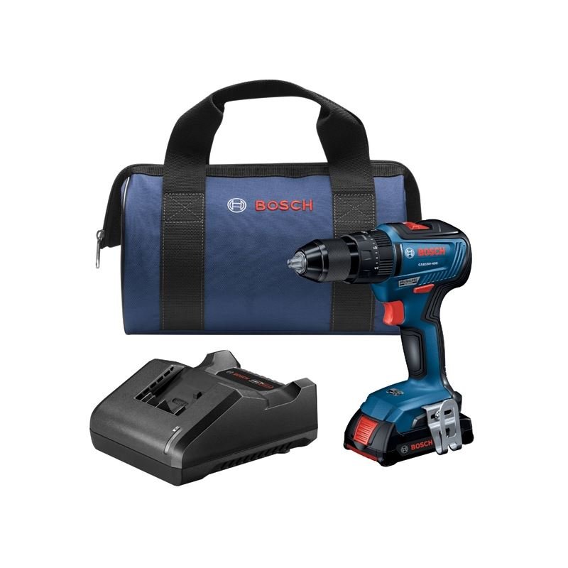 Bosch GSB18V - 490B12 18V EC Brushless 1/2 In. Hammer Drill/Driver Kit with (1) 2 Ah Standard Power Battery - Mississauga Hardware Centre Inc