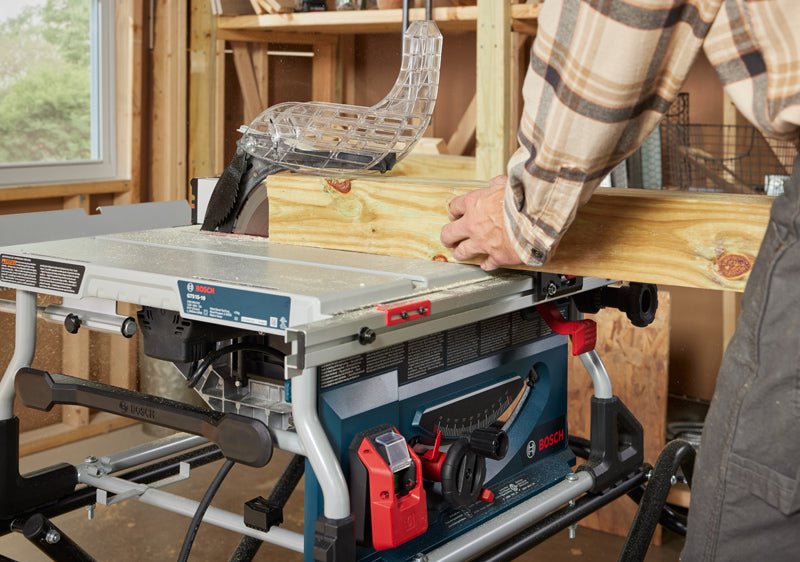 Bosch GTS15 - 10 10 In. Jobsite Table Saw with Gravity - Rise Wheeled Stand - Mississauga Hardware Centre Inc