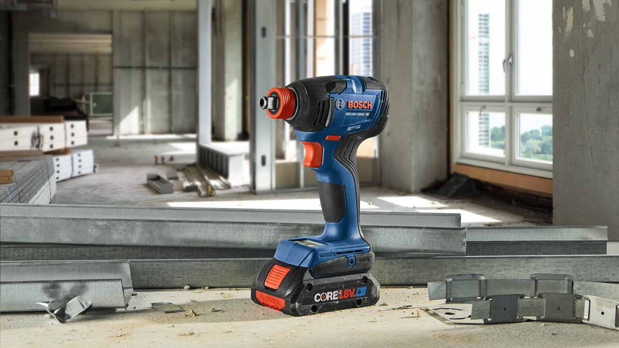 Bosch GXL18V - 227B25 18V 2 - Tool Combo Kit with Connected - Ready Two - In - One 1/4 In. Bit/Socket Impact Driver/Wrench & 1/2 In. Hammer Drill/Driver - Mississauga Hardware Centre Inc