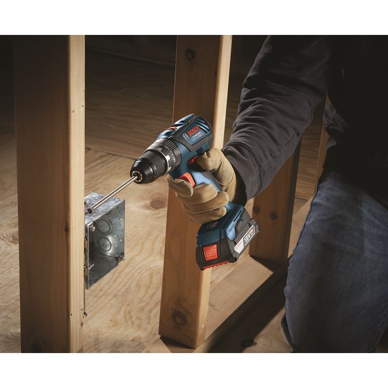Bosch | HDS181A - 02 18V Compact Tough 1/2 In. Hammer Drill/Driver Kit | BFP - Mississauga Hardware Centre Inc