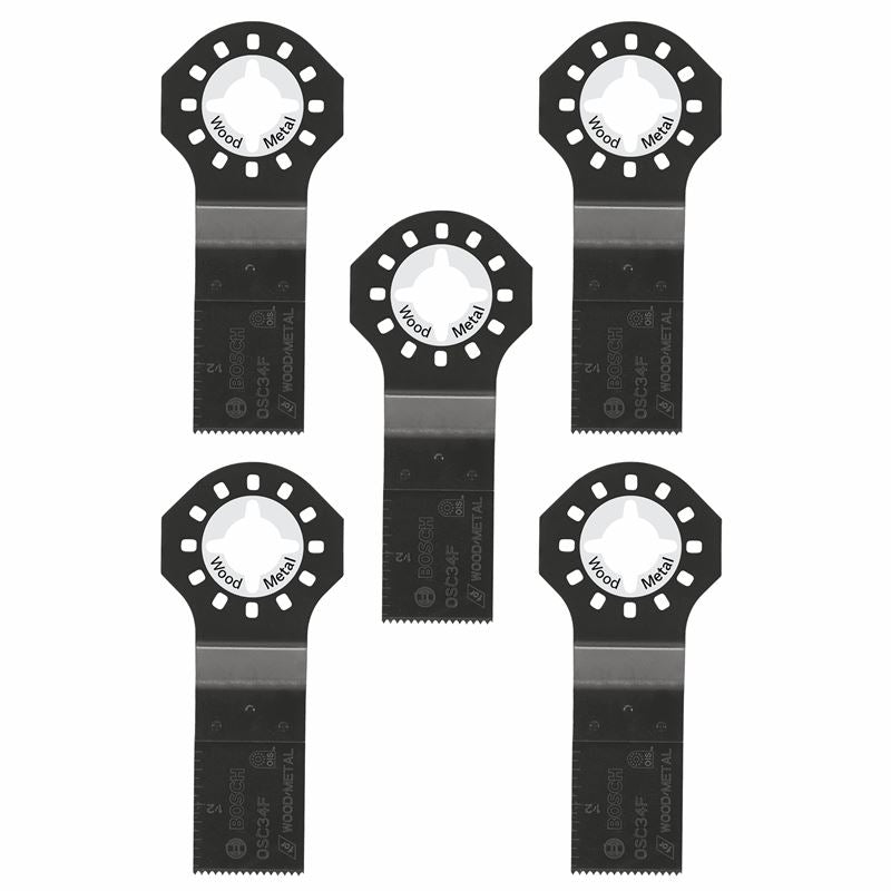 Bosch | OSC34F 3/4 In. x 1 - 1/4 In. Multi - Tool Bi - Metal Plunge Cut Blade - Mississauga Hardware Centre Inc