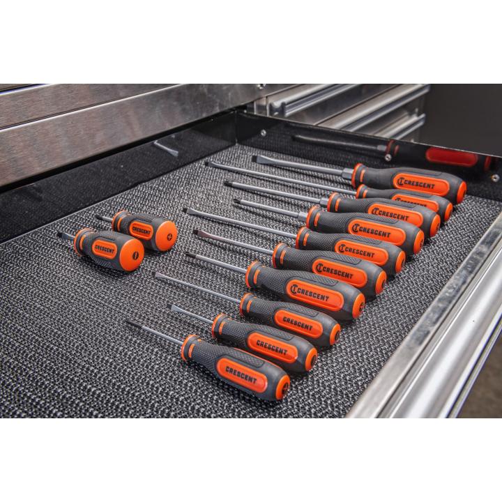 Crescent CSDS12PCSET 12 Piece Dual Material Screwdriver Set - Mississauga Hardware Centre Inc