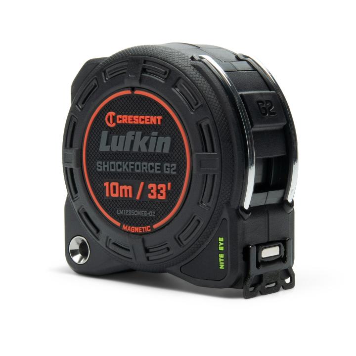 Crescent LM1235CMEB - 02 1 - 1/4" x 10m/33' Shockforce Nite Eye™ G2 Magnetic Tape Measure - Mississauga Hardware Centre Inc