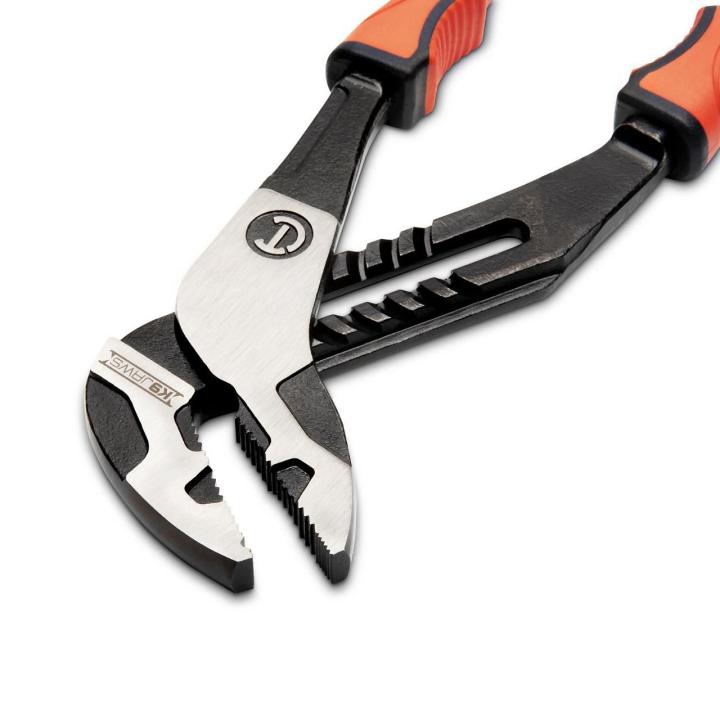 Crescent RTZ212CGR 12" Z2 K9™ Straight Jaw Tongue and Groove Plier with Dual Material Rawhide Handle - Mississauga Hardware Centre Inc