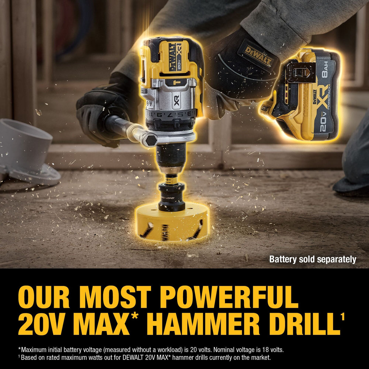 DEWALT DCD1007B 20V MAX* XR® Brushless Cordless 1/2 in. 3 - Speed Hammer Drill (Tool Only) - Mississauga Hardware Centre Inc