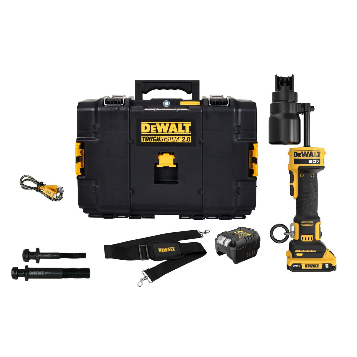 DEWALT DCE600D1 20V MAX* Hydraulic Knockout Tool Kit - Mississauga Hardware Centre Inc