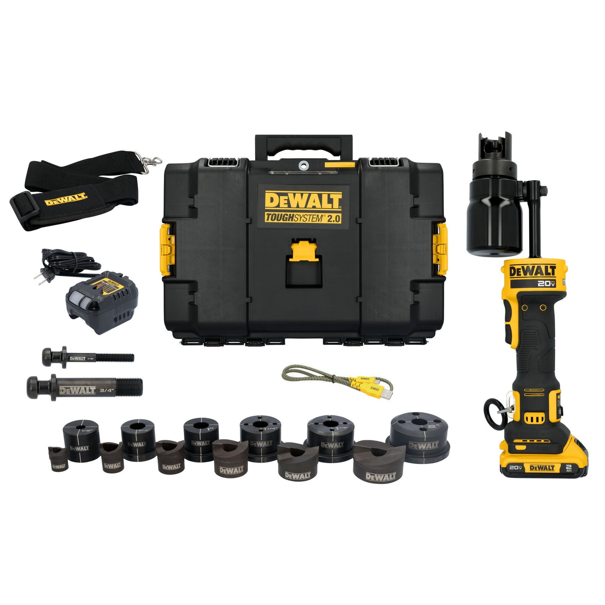 DEWALT DCE600D1 20V MAX* Hydraulic Knockout Tool Kit - Mississauga Hardware Centre Inc