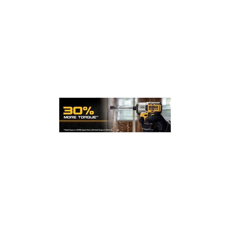 DEWALT DCF845B 20V MAX XR 3 - Speed Impact 1/4 in. Driver (Tool Only) - Mississauga Hardware Centre Inc