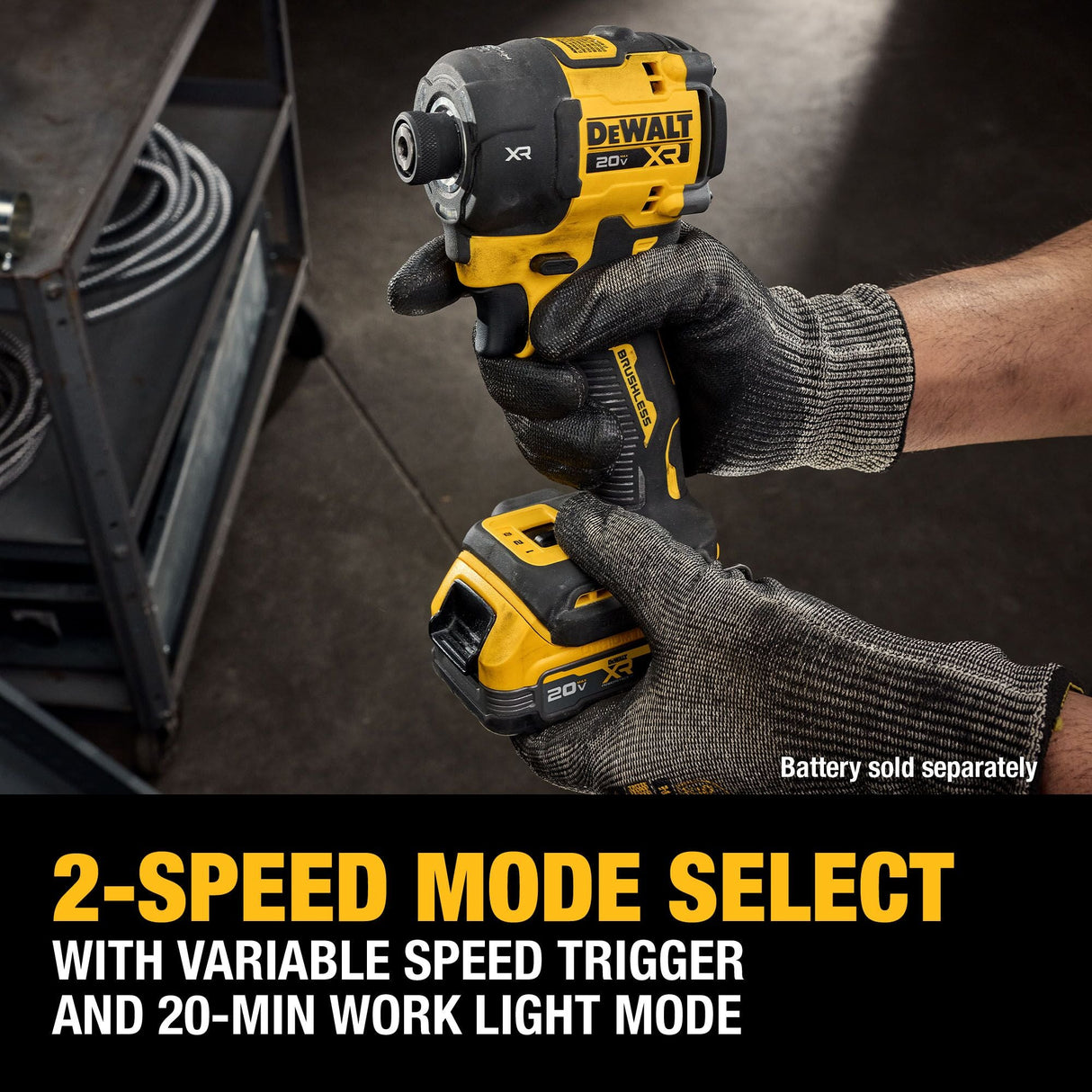 DEWALT DCF870B 20V MAX* XR® Brushless Cordless 1/4 in. Quiet Hydraulic Impact Driver (Tool Only) - Mississauga Hardware Centre Inc