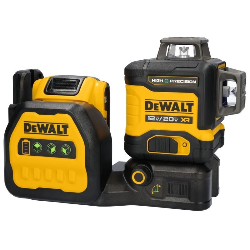 DEWALT DCLE34033D1 20V MAX XR 3 x 360 High Precision Green Laser - Mississauga Hardware Centre Inc