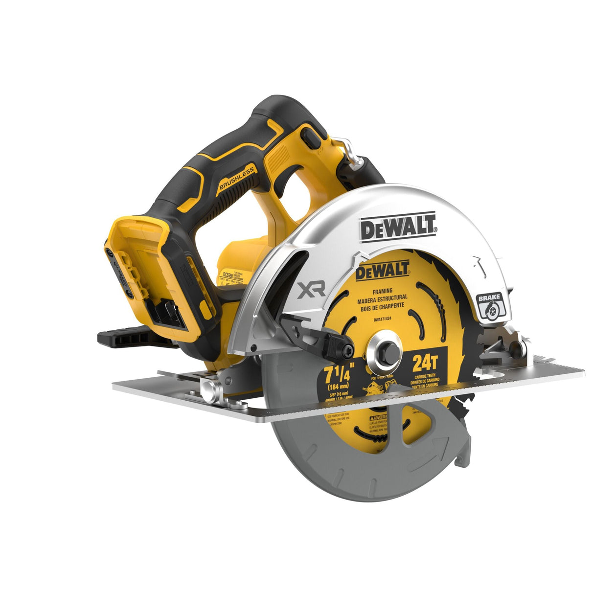 DEWALT DCS590B 20V MAX* XR® Brushless Cordless 7 - 1/4 in. Circular Saw (Tool Only) - Mississauga Hardware Centre Inc